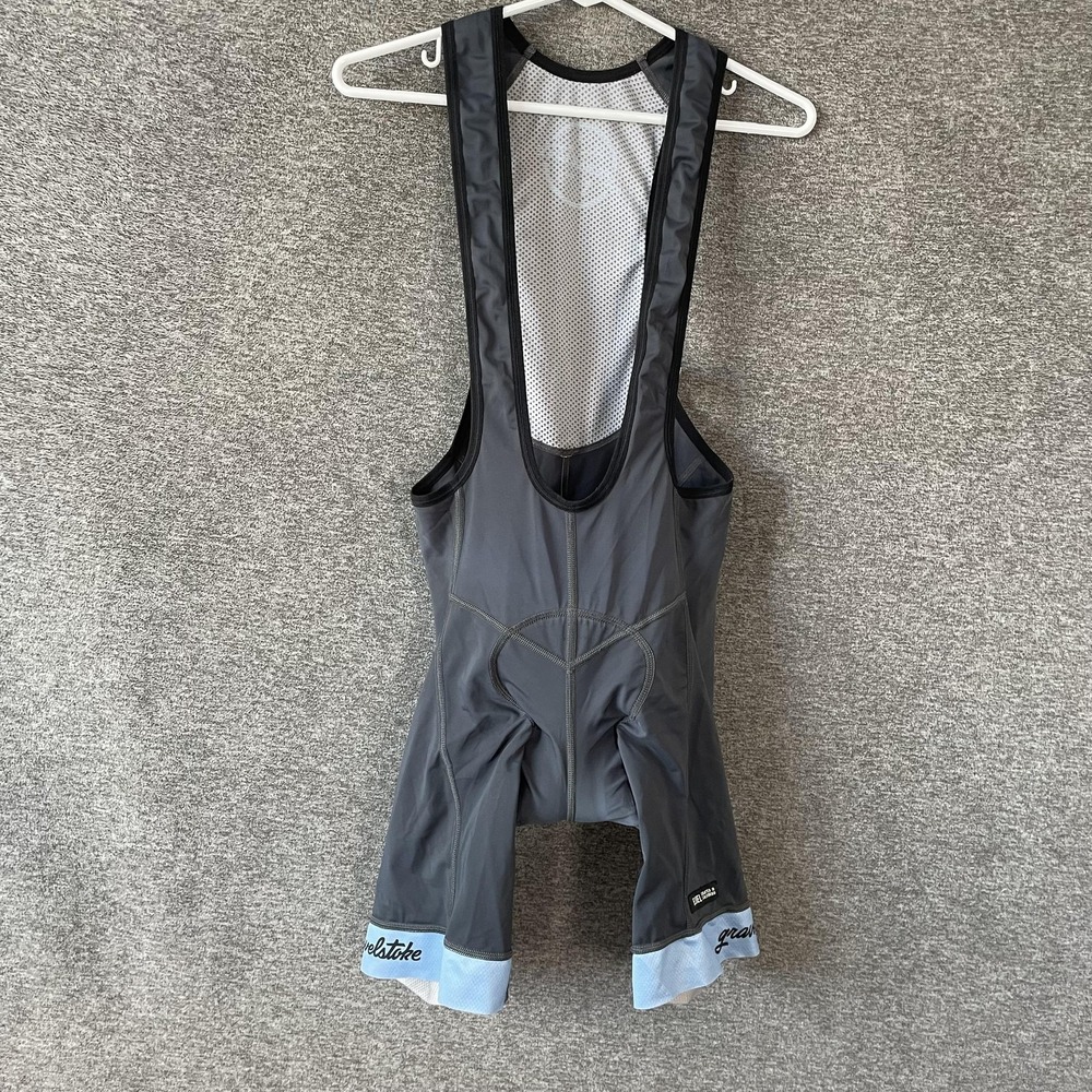 Eliel Gravelstoke Bib Shorts Mens Large Gray Padded Cycling Bike Bibs USA